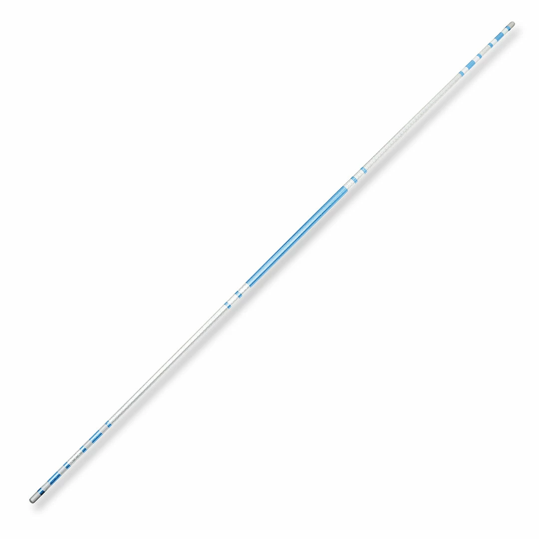 Playwell Chrome Competition Silver/Blue Lotus Wood Jo Staff - 50 Inches 1 Playwell Chrome Competition Silver/Blue Lotus Wood Jo Staff - 50 Inches