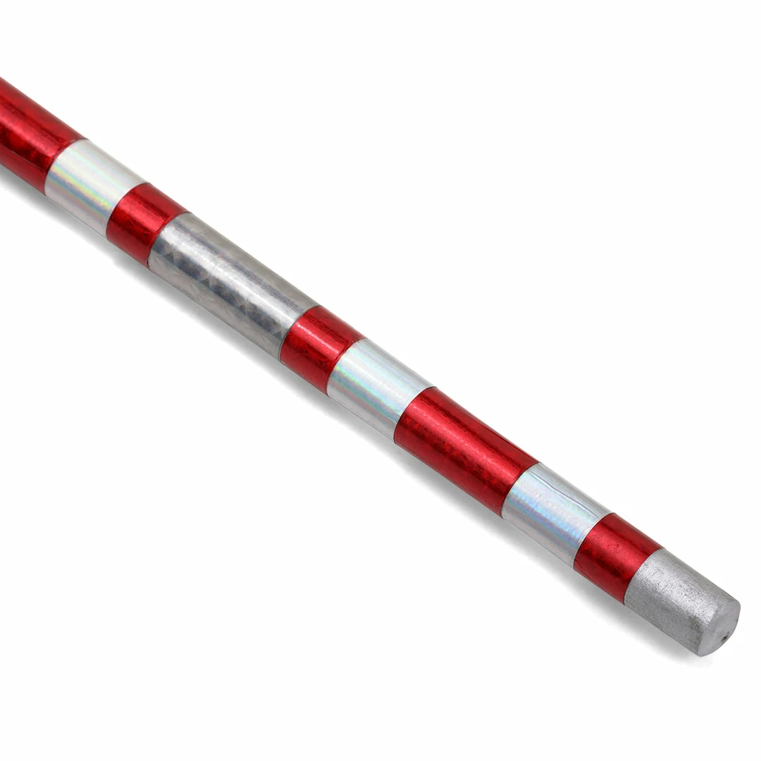 Playwell Chrome Competition Silver/Red Lotus Wood Staff - 50 3 Playwell Chrome Competition Silver/Red Lotus Wood Staff - 50