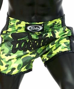 Playwell Kickboxing & Muay Thai Shorts Fairtex BS1710 Adults Slim Cut Camo Muay Thai Shorts