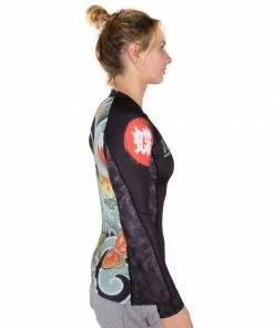 Playwell Jiu Jitsu Gi Uniforms And Equipment Tatami Ladies Butterfly Rash Guard