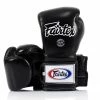 Playwell Fairtex BGV9 Leather Mexican Style Boxing Gloves - Black