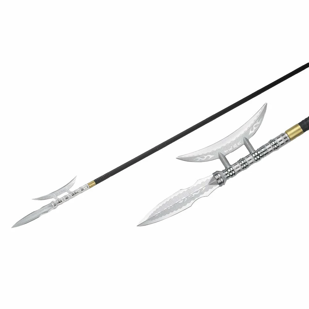 Playwell Black Polypropylene Full Contact Long Chinese Pole Arm Stick Rubber/Foam/Plastic Weapons 1 Playwell Black Polypropylene Full Contact Long Chinese Pole Arm Stick Rubber/Foam/Plastic Weapons