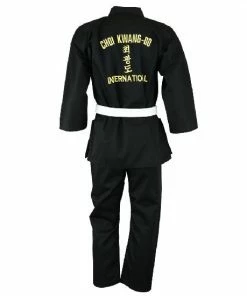 Playwell Official Choi Kwang Do Black Instructors Uniform - 9oz