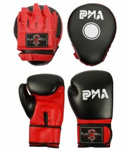 Playwell Boxing Gloves And Focus Pads Combo Set