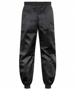 Playwell Kung Fu Trousers:Black Satin: Children's