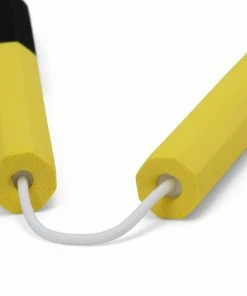 Playwell NR-012b: Octagonal Dense Foam Nunchaku Yellow/Black - 12