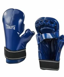 Playwell Miscellaneous Gloves Dipped Foam Sparring Gloves - Royal Blue