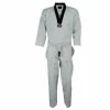 Playwell Taekwondo Uniforms And Trousers Korean Ultimate Taekwondo Uniform: Black V-neck: Children's