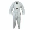 Playwell Korean Ultimate Taekwondo Uniform: Plain Back: White V-Neck
