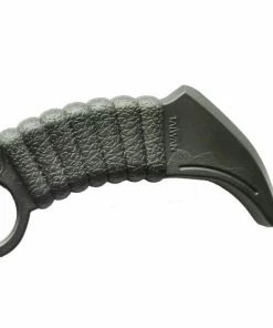 Playwell Black Polypropylene Double "Karambit" Knife - (e427)
