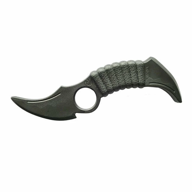 Playwell Black Polypropylene Double "Karambit" Knife - (e427) 1 Playwell Black Polypropylene Double "Karambit" Knife - (e427)
