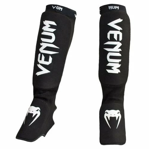 Playwell Venum Contact ElastIcated Shin Guards - Black/Red Venum MMA Shorts & Clothing 1 Playwell Venum Contact ElastIcated Shin Guards - Black/Red Venum MMA Shorts & Clothing
