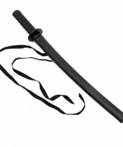 Playwell Black Polypropylene Wakizashi ( Shoto ) W/ Scabbard Rubber/Foam/Plastic Weapons