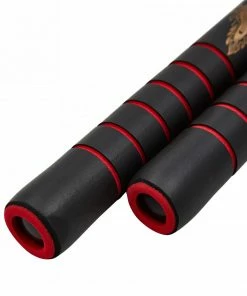Playwell NR-027:Deluxe Foam Nunchaku B.B With Grip : Red Grips Nunchucks
