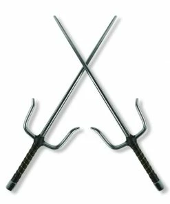 Playwell Economoical Sai Chrome Daggers - Octagonal