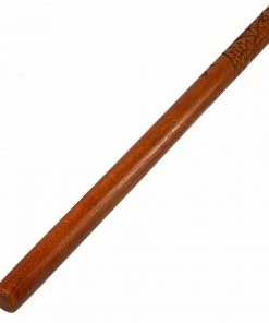 Playwell Bo Staff Carved Dragon Red