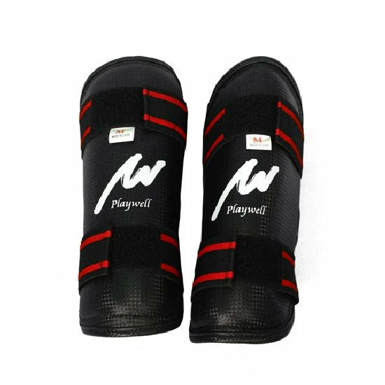 Playwell Elite Black Vinyl Forearm Guard Shin And Forearm Protection 1 Playwell Elite Black Vinyl Forearm Guard Shin And Forearm Protection