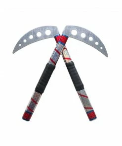 Playwell Elite Competition / Demo Kamas With Grip - Silver/Red