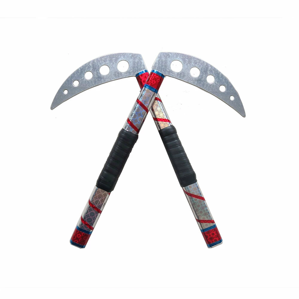 Playwell Elite Competition / Demo Kamas With Grip - Silver/Red 1 Playwell Elite Competition / Demo Kamas With Grip - Silver/Red