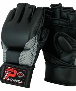 Playwell Mixed Martial Arts And Grappling Gloves Elite Range: MMA V2P Sparring Fight Gloves - 4oz