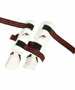 Playwell Shin And Forearm Protection Semi Contact Kick Boxing Shin-Instep Guard - White