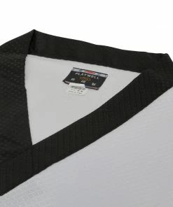 Playwell Elite Splice V-Neck Team Uniform - White/Black FreeStyle Uniforms