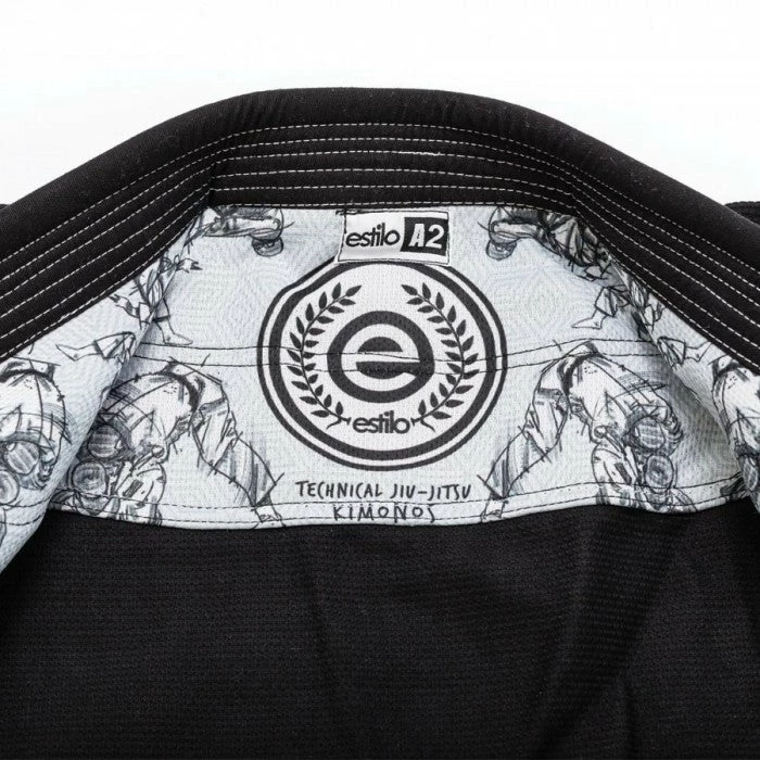 Playwell Jiu Jitsu Gi Uniforms And Equipment Tatami Estilo 5.0 Premier Jiu JItsu Gi - Black 4 Playwell Jiu Jitsu Gi Uniforms And Equipment Tatami Estilo 5.0 Premier Jiu JItsu Gi - Black
