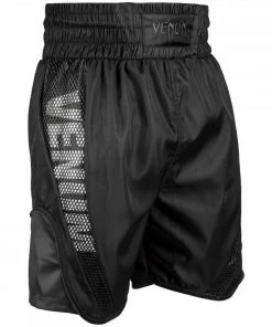 Playwell Boxing Gowns, Shorts And Vests Venum Elite Pro Boxing Shorts - Black