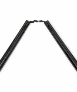 Playwell NR-034: Graphite Nunchaku With Cord: All Black