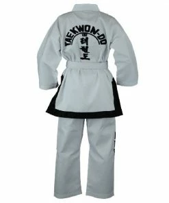 Playwell ITF And Taekwondo Poomes Uniforms ITF Taekwondo Black Belt Suit