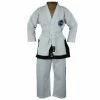 Playwell ITF And Taekwondo Poomes Uniforms ITF Taekwondo Black Belt Suit