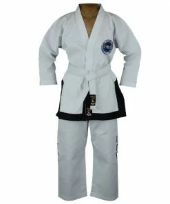 Playwell ITF And Taekwondo Poomes Uniforms ITF Taekwondo Black Belt Suit