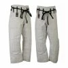 Playwell Jiu Jitsu Gi Uniforms And Equipment Elite Jiu Jitsu Trousers - White