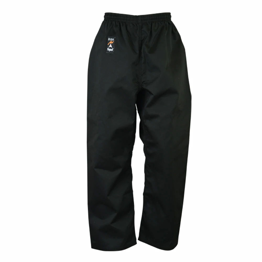 Playwell Karate Trousers Black Polycotton - 9oz 1 Playwell Karate Trousers Black Polycotton - 9oz