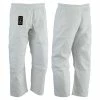 Playwell Judo Trousers: Bleached (White) 10oz - (Double Padded Knees)