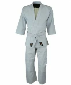 Jiu Jitsu Gi Uniforms And Equipment Playwell Adults Basic Jiu Jitsu GI - White 400g