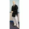 Playwell Karate Uniform Mixed Childrens: Black / White Trousers