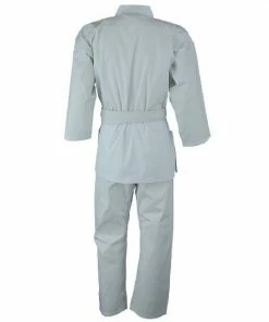 Playwell Kids Karate Cotton Suit - White 8.5oz Karate Uniforms