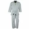 Playwell Kids Karate Cotton Suit - White 8.5oz Karate Uniforms