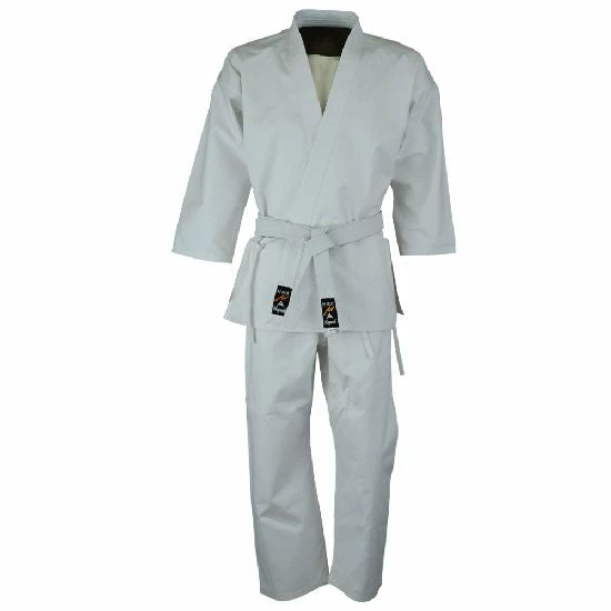 Playwell Kids Karate Cotton Suit - White 8.5oz Karate Uniforms 1 Playwell Kids Karate Cotton Suit - White 8.5oz Karate Uniforms