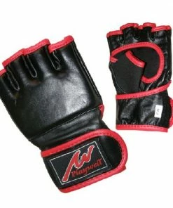 Playwell Childrens Leather MMA Gloves