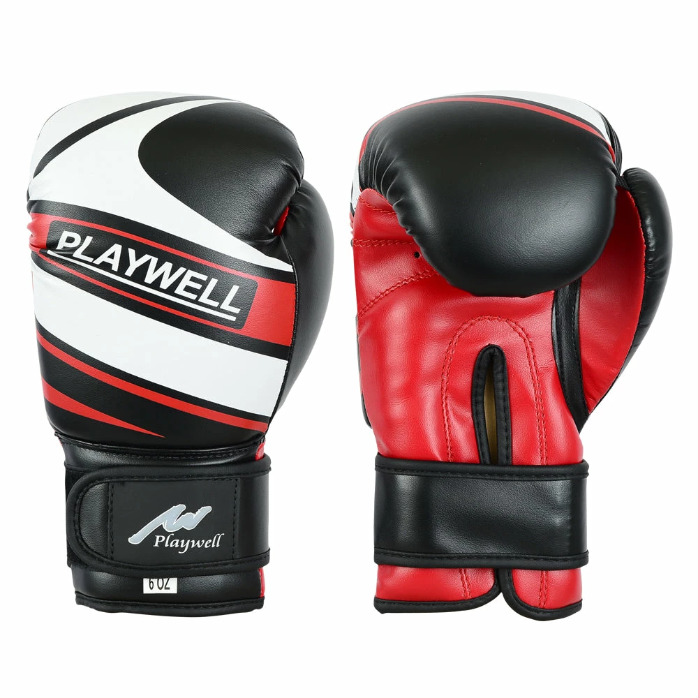 Playwell Childrens Elite Vinyl Boxing Gloves 1 Playwell Childrens Elite Vinyl Boxing Gloves
