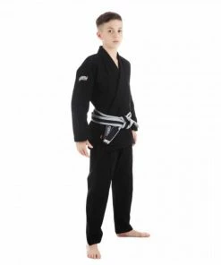 Playwell Jiu Jitsu Gi Uniforms And Equipment Tatami Kids Roots Jiu Jitsu Gi - Black