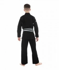 Playwell Jiu Jitsu Gi Uniforms And Equipment Tatami Kids Roots Jiu Jitsu Gi - Black