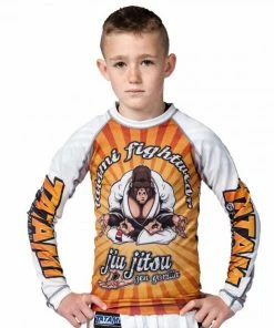 Playwell Tatami No Gi "Zen Gorilla" Long Sleeve Kids Rash Guard
