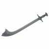 Playwell Black Polypropylene Nepalese Kora Sword Rubber/Foam/Plastic Weapons
