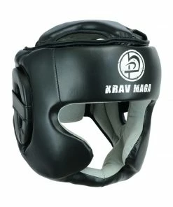 Playwell Krav Maga Full Face Head Guard - Black Krav Maga Official Equipment & Clothing