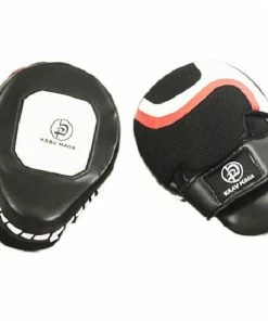 Playwell Krav Maga Official Equipment & Clothing Krav Maga Curved Leather Shock Focus Pads