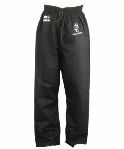 Playwell Krav Maga Official Equipment & Clothing Krav Maga Combat Cotton Trousers - Plain Black