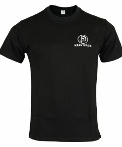 Playwell Krav Maga Black Cotton Training T Shirt Krav Maga Official Equipment & Clothing
